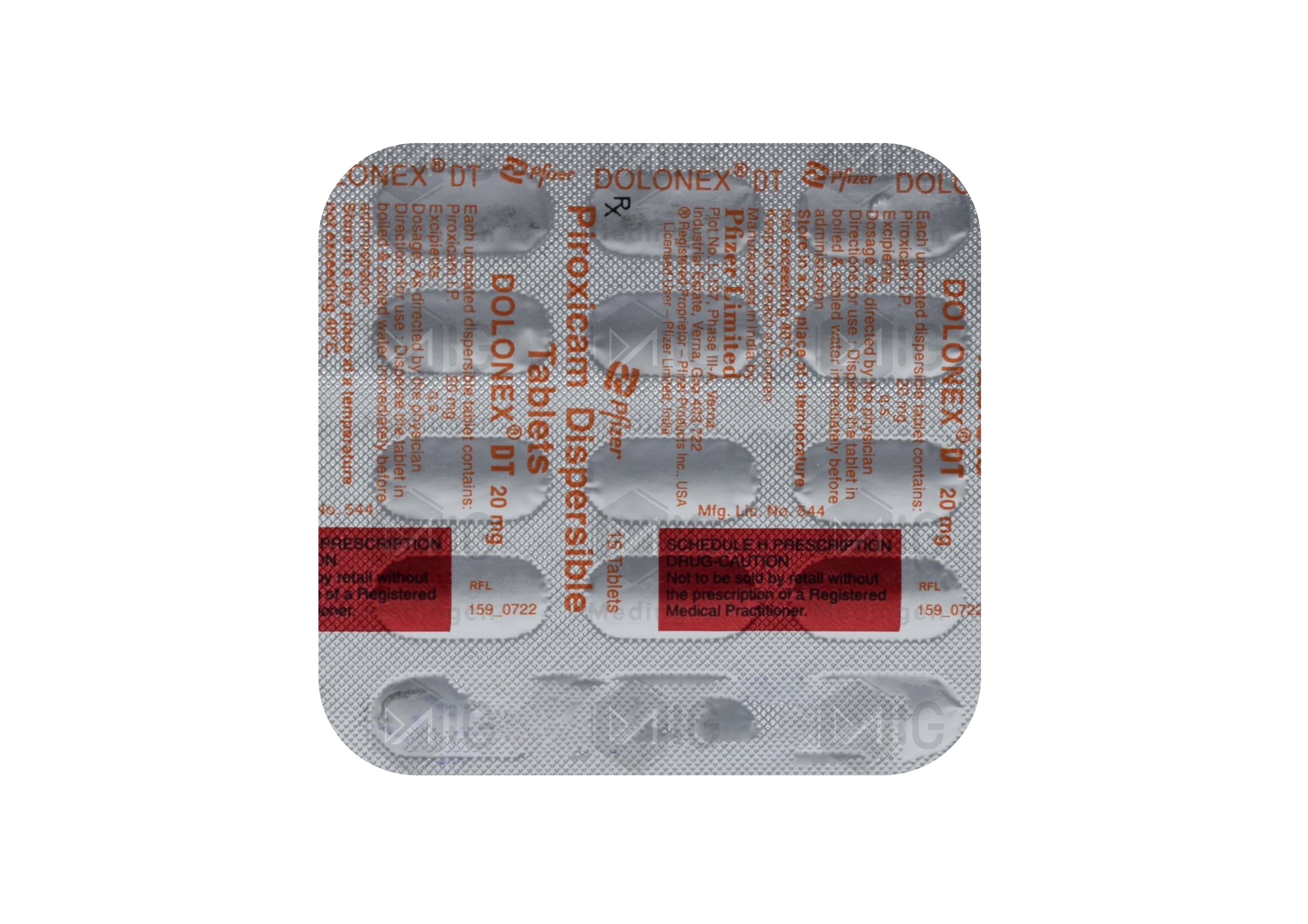 DOLONEX DT 20MG